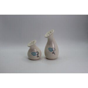 Vintage Marcrest Blue Spruce Pinecone Salt & Pepper Shaker Set Ceramic Mid-Centu